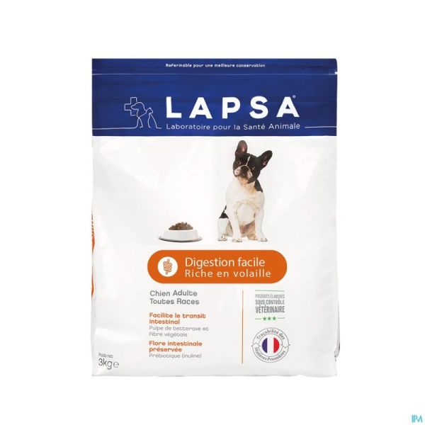 Lapsa Onp Chien Adulte Digestion Facile 3kg