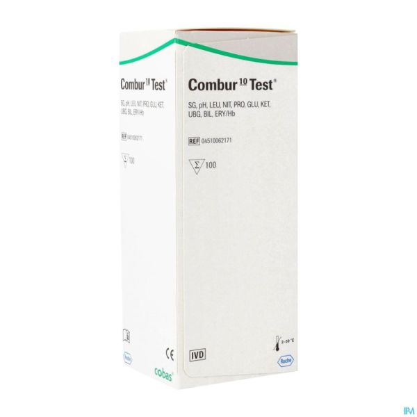 Combur 10 Test Strips 100 04510062171