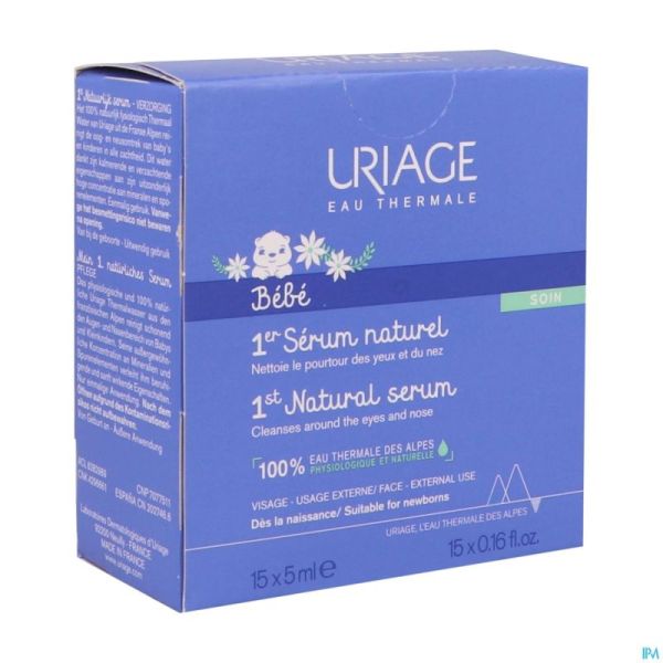 Uriage Bb 1er Serum Naturel 15x5ml