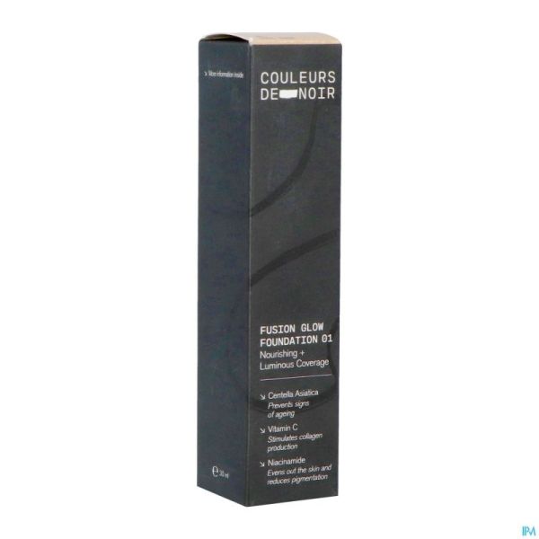 Couleurs De Noir Fus.glow Fdt 01 C. Rose 30ml