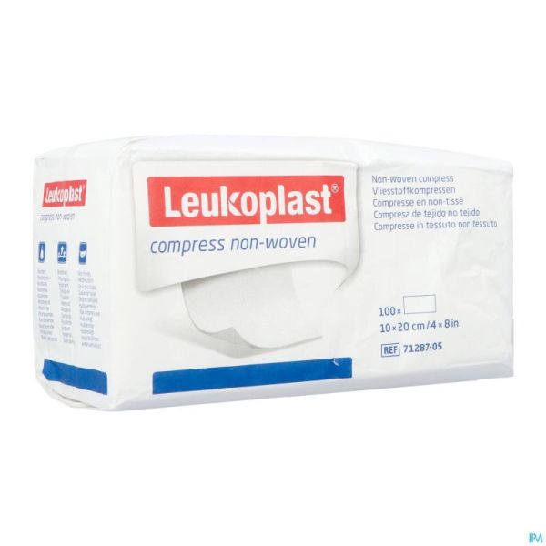 Leukoplast Compress N/woven N/st. 10cmx20cm 100