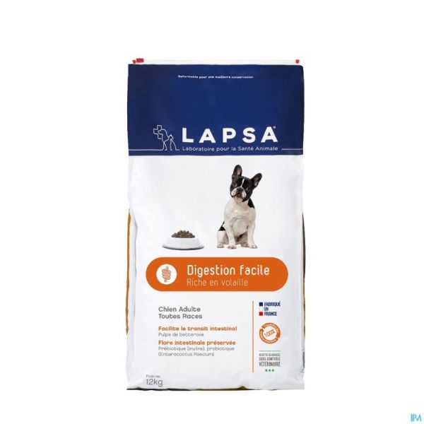 Lapsa Onp Chien Adulte Digestion Facile 12kg