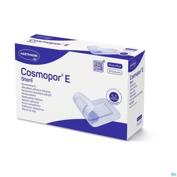 Cosmopor E Latexfree 10x6cm 25 P/s
