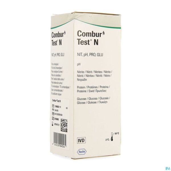 Combur 4 Test N Strips 50 11896822252
