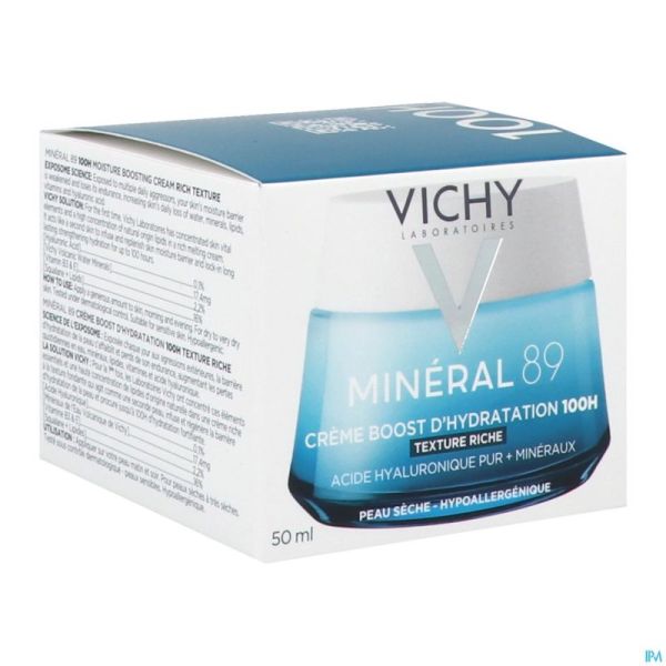 Vichy Mineral 89 Creme Riche 50ml
