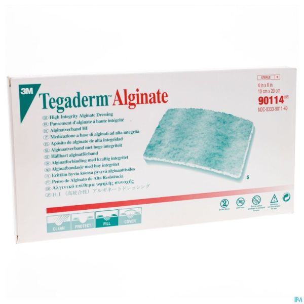 Tegaderm Alginate Steril 10cmx20cm 5 90114