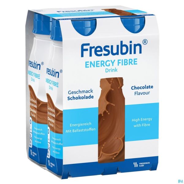 Fresubin Energy Fibre Drink Chocolat Fl 4x200ml