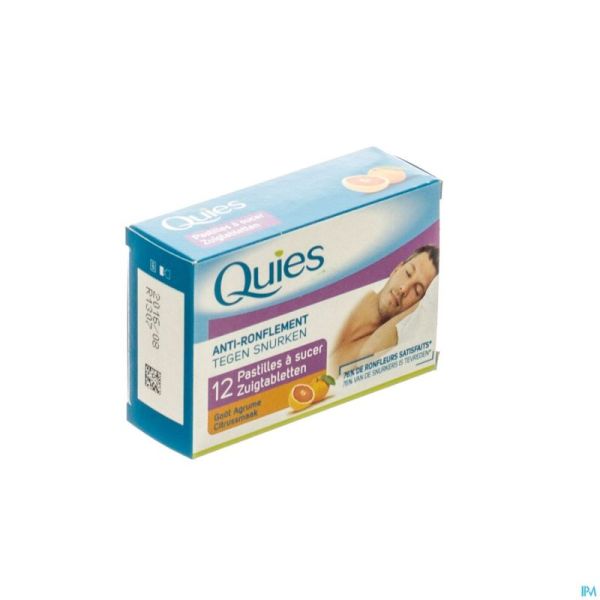 Quies A/ronflement Agrume Nf Past A Sucer 12