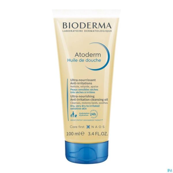 Bioderma Atoderm Huile Douche Tube 100ml