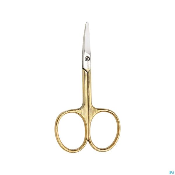 Mörser ciseaux bébé bouts ronds, doré N°55