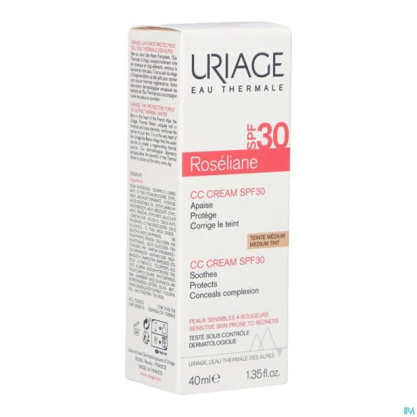 Uriage Roseliane Cc Cream Ip30 Tube 40ml