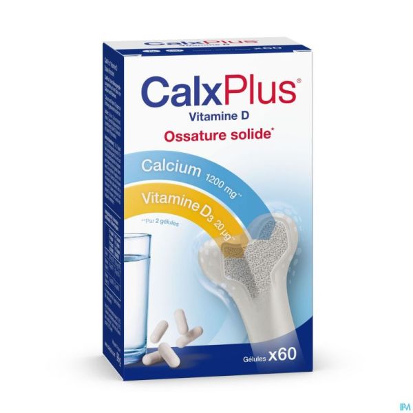 Calxplus Vitamine D Caps 60