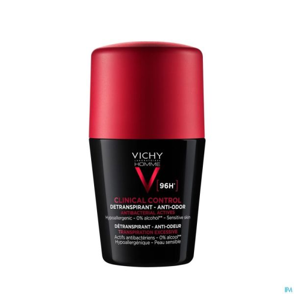Vichy Homme Deo Roll Clinical Control 96h 50ml